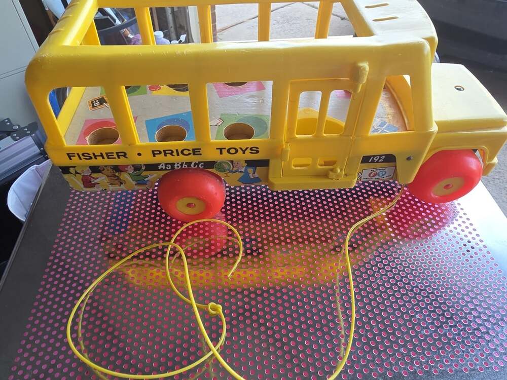 1965 Fisher Price Little People School Bus #192